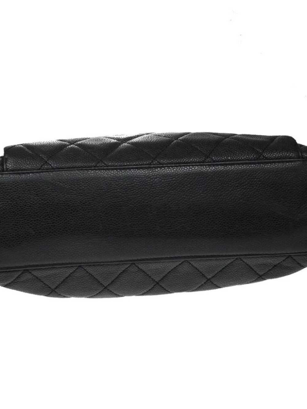 CHANEL CC Logo Chain Shoulder Bag Grained Calfskin Leather BK GHW Italy - Picture 6 of 16